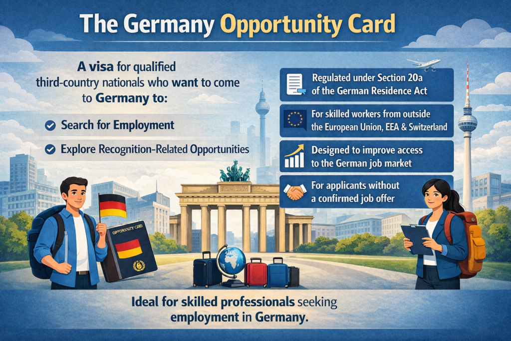 Germany Opportunity Card visa illustration