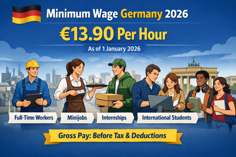 Germany Minimum Wage 2026: What €13.90 Per Hour Really Means